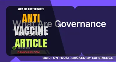 Unraveling the Mystery: Why a Doctor Wrote an Anti-Vaccine Article