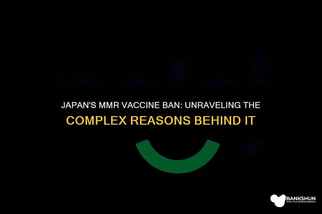 why did japan ban the mmr vaccine