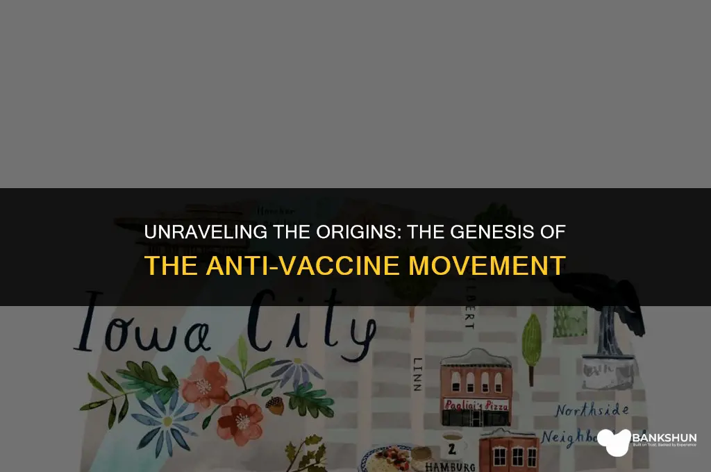 why did the anti vaccine movement start