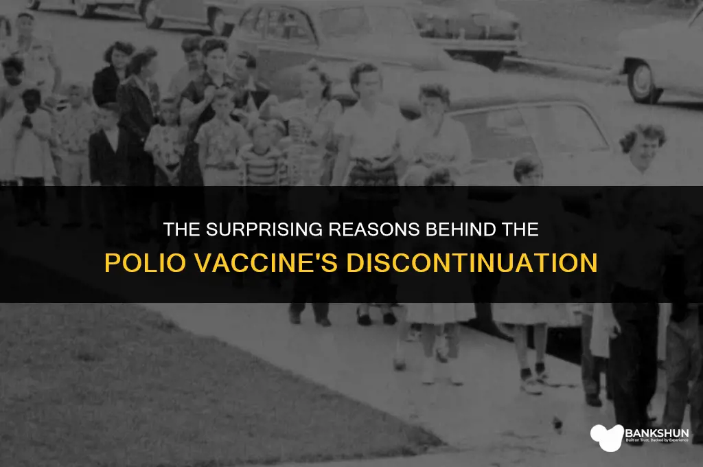 why did they stop giving polio vaccine