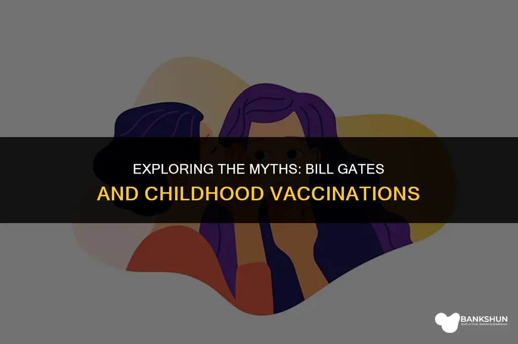why didnt bill gates vaccinate his children