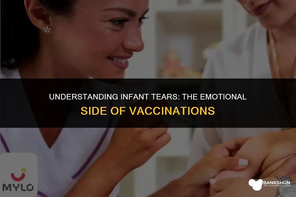 why do babies cry after being vaccinated