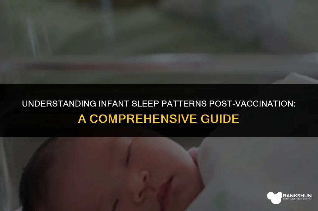 why do babies sleep more after vaccines