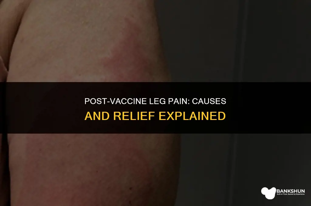 why do my legs hurt after vaccine
