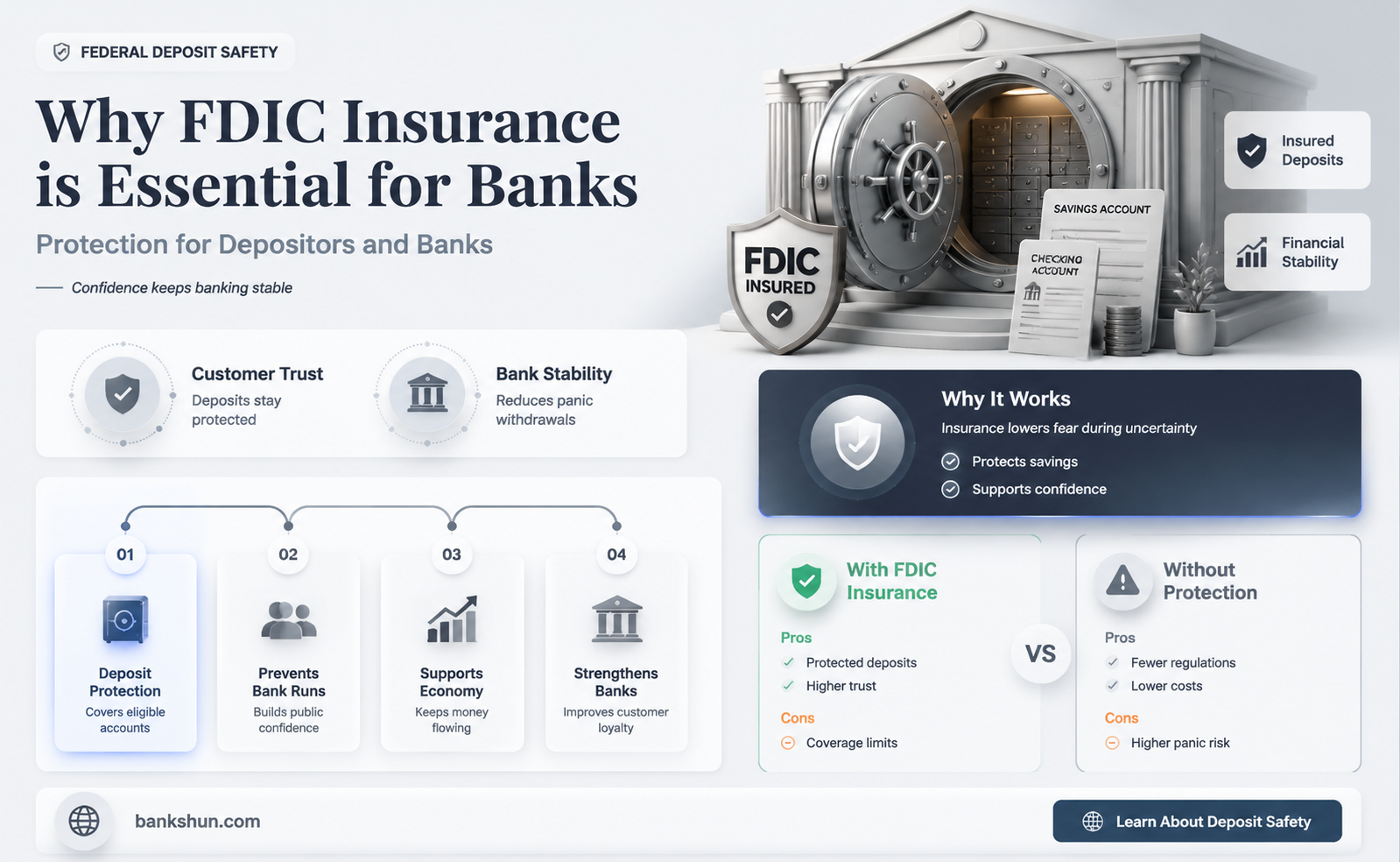 do banks have to be fdic insured